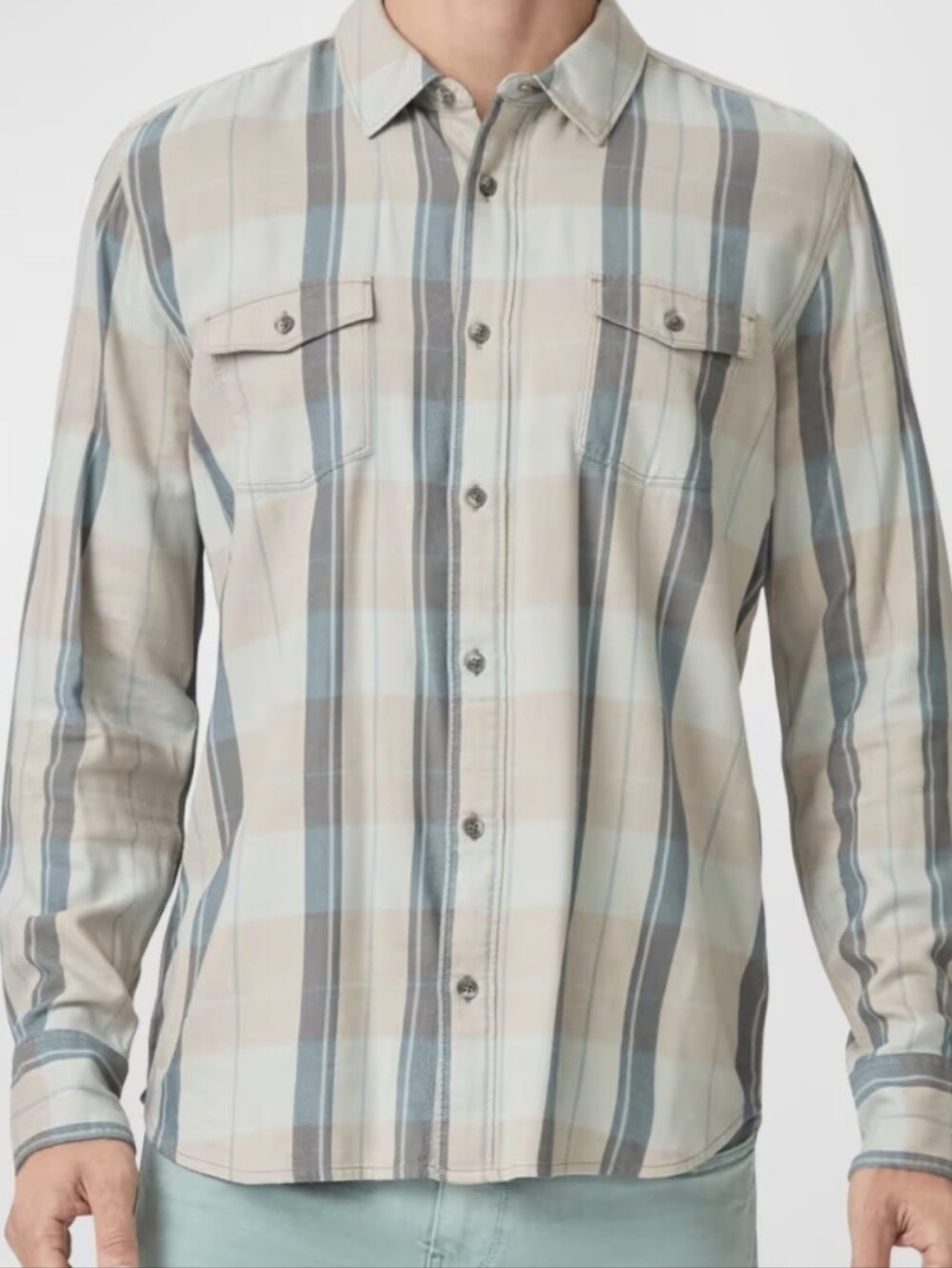 PAIGE Everette Plaid Sport shirt